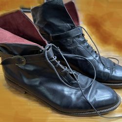 Vintage Clarus Ankle Boots (Italian, Black, Size 40)