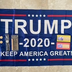 Donald Trump America Set 24k Gold Coins Banner Constitution Declaration Of Independence MAGA