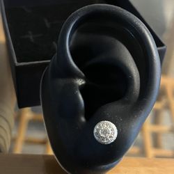 925 Sterling Sliver Moissanite Earrings