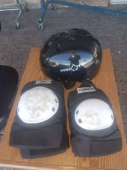 Helmet and safty pads