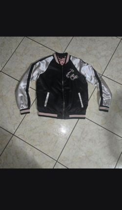 Embroidered Bomber Jacket