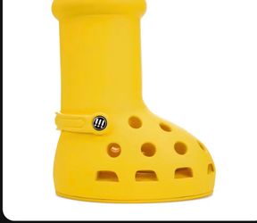 MSCHF x Crocs Big Yellow Boot