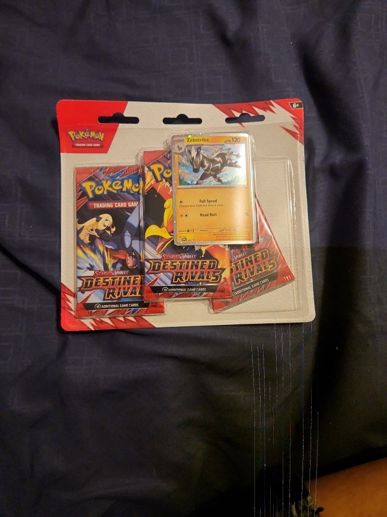 Pokenon Destined Rival 3 Pack Blister