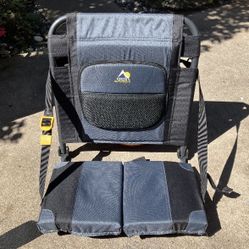 Adjustable Canoe Seat with Back Support: 16.5W x 11”D x 18”H