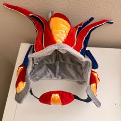 Dragon Knight Helmet Costume Hat Plush - Little Daydreamers by Elope Size Youth Small