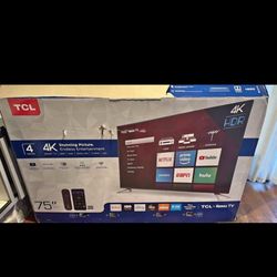 TCL 75” TV 