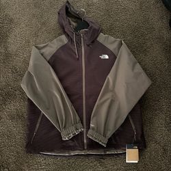 Men’s North Face Rain Jacket (2XL) Falcon Brown / Coal Brown