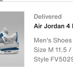 Jordan 4 Military Blue