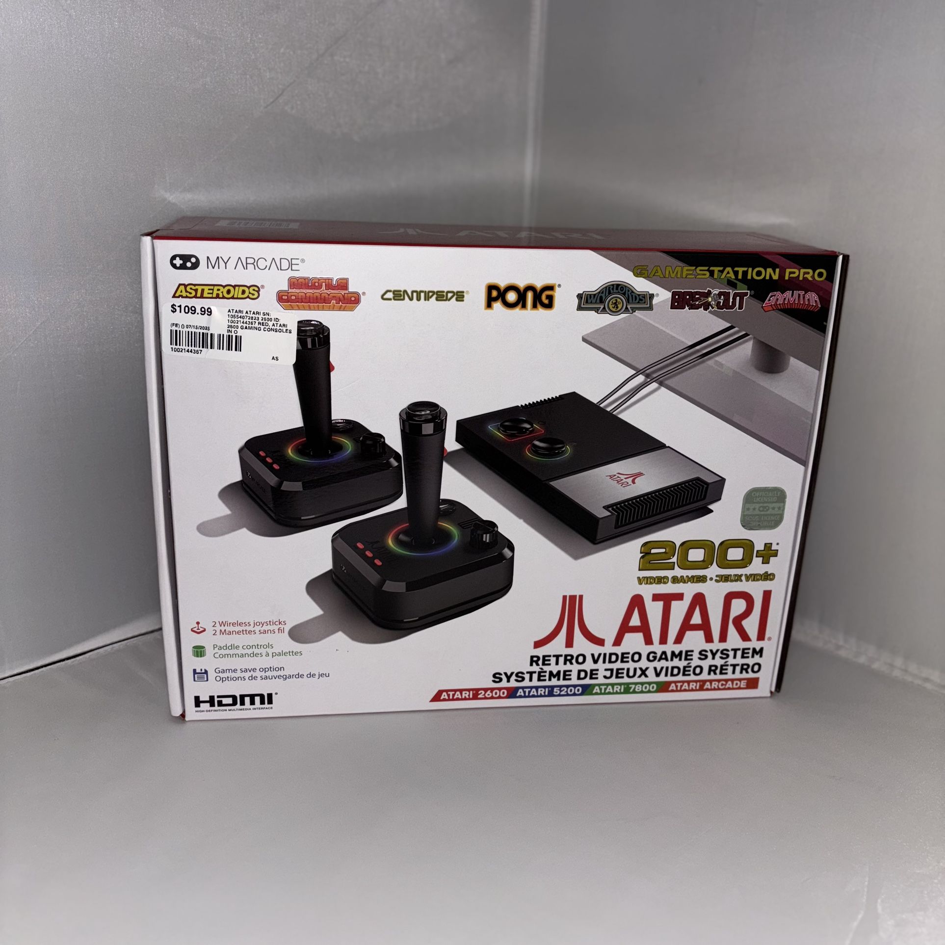 MY ARCADE ATARI RETRO VIDEO GAME SYSTEM
