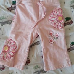 Kaola kids Pink baby girl pants 6 /9 months 