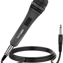 Professional Microphone Audio Dynamic Cardiod Karaoke Singing Wired Mic Music Recording Karoke Microphone 5 Core PM625 Ratings (PM 608)