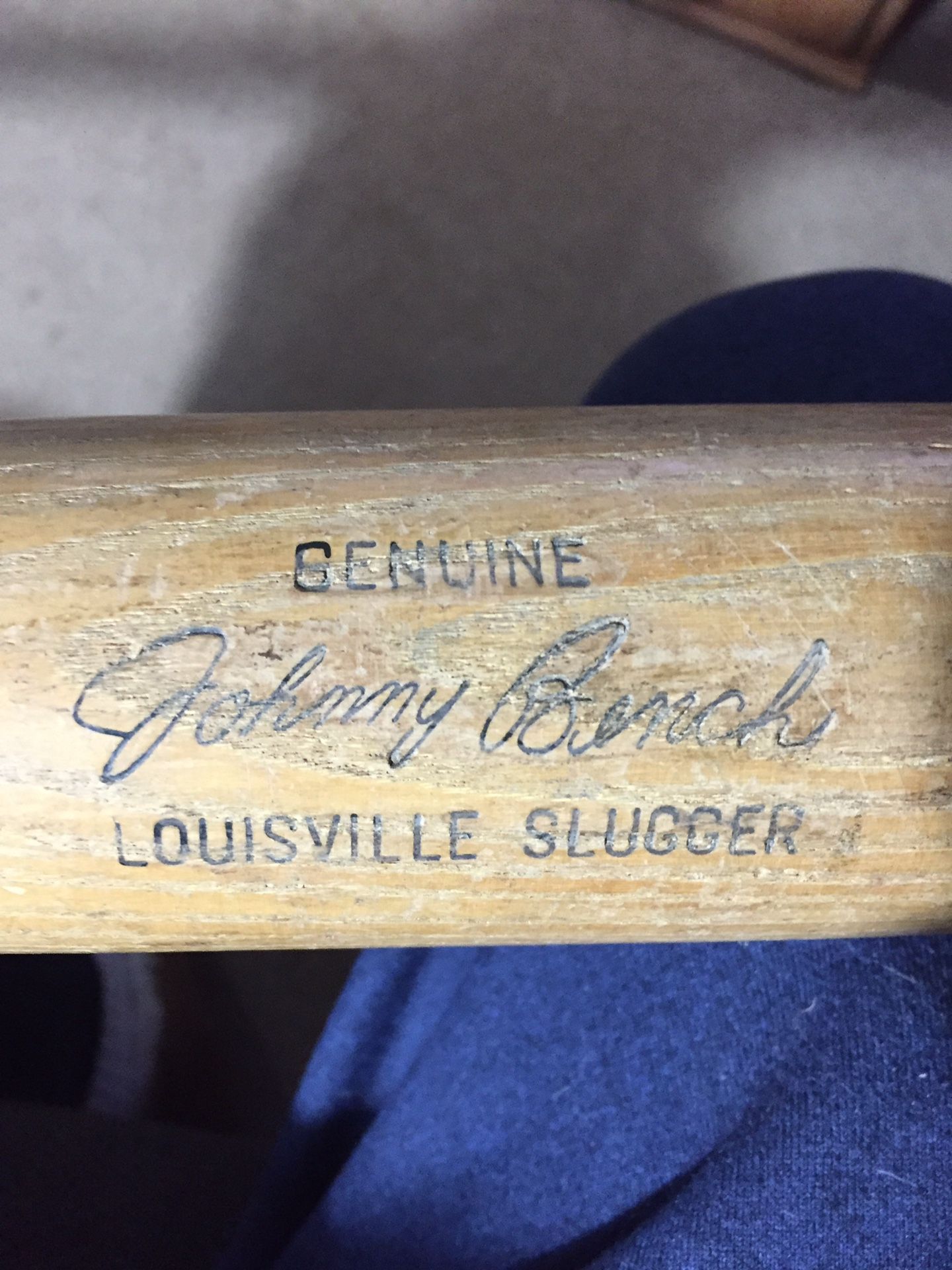 Famous baseball player bats