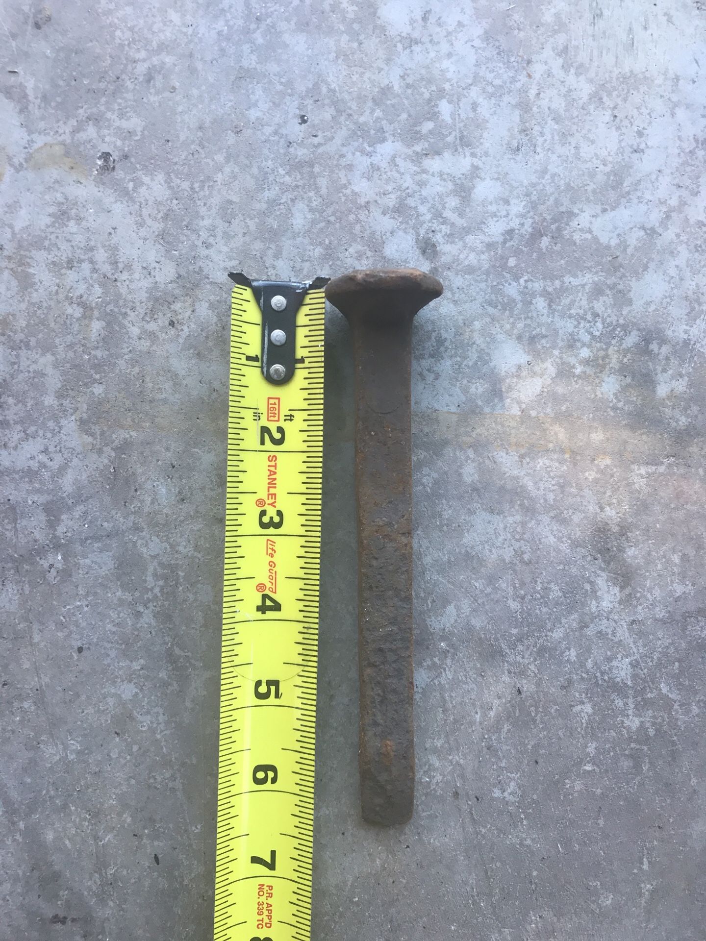 Railroad spikes