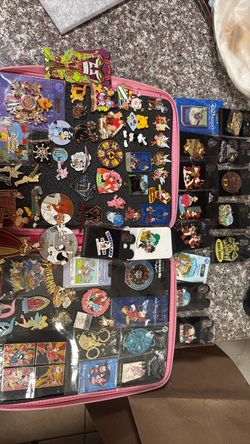 Large Disney Pin Collection
