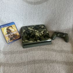 PlayStation 4 With Controller And Game 
