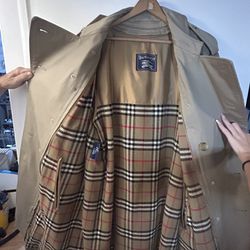 vintage burberry french coat  