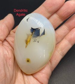 Dendritic Agate Polished Stone from Madagascar 127g