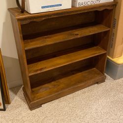 Vintage Solid Wood Book Case