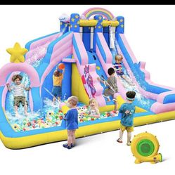 Kids Water Slide Jumper.