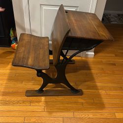Early 20th Century School Desk