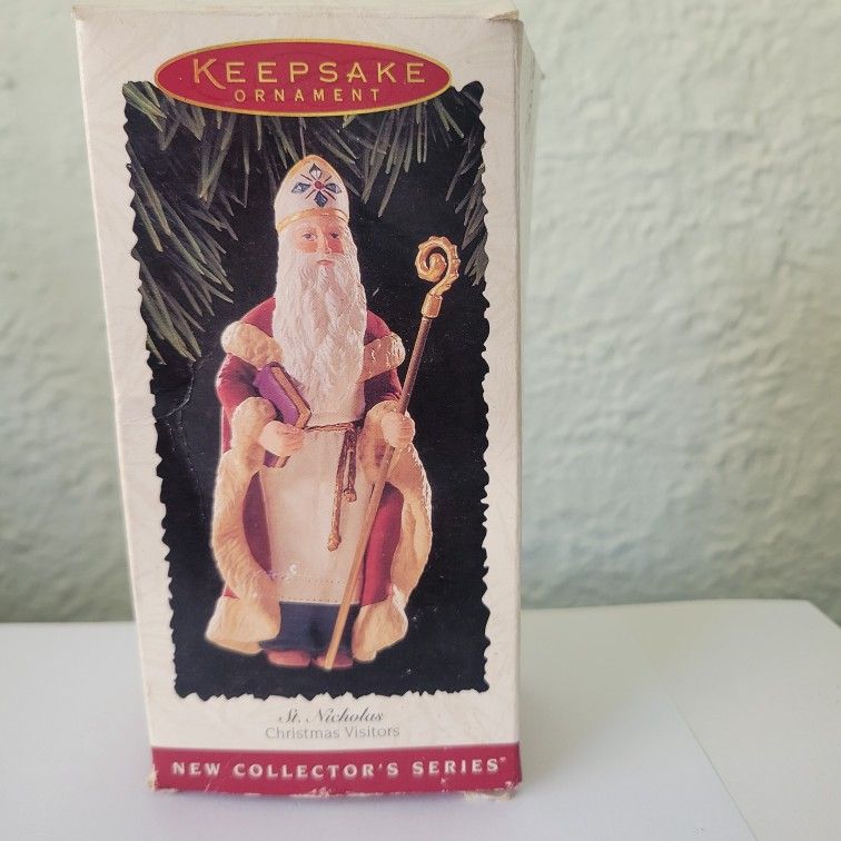 Hallmark Keepsake Ornament St. Nicholas First in Christmas Visitors Series 1995