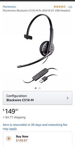 Plantronics blackwire C310-m