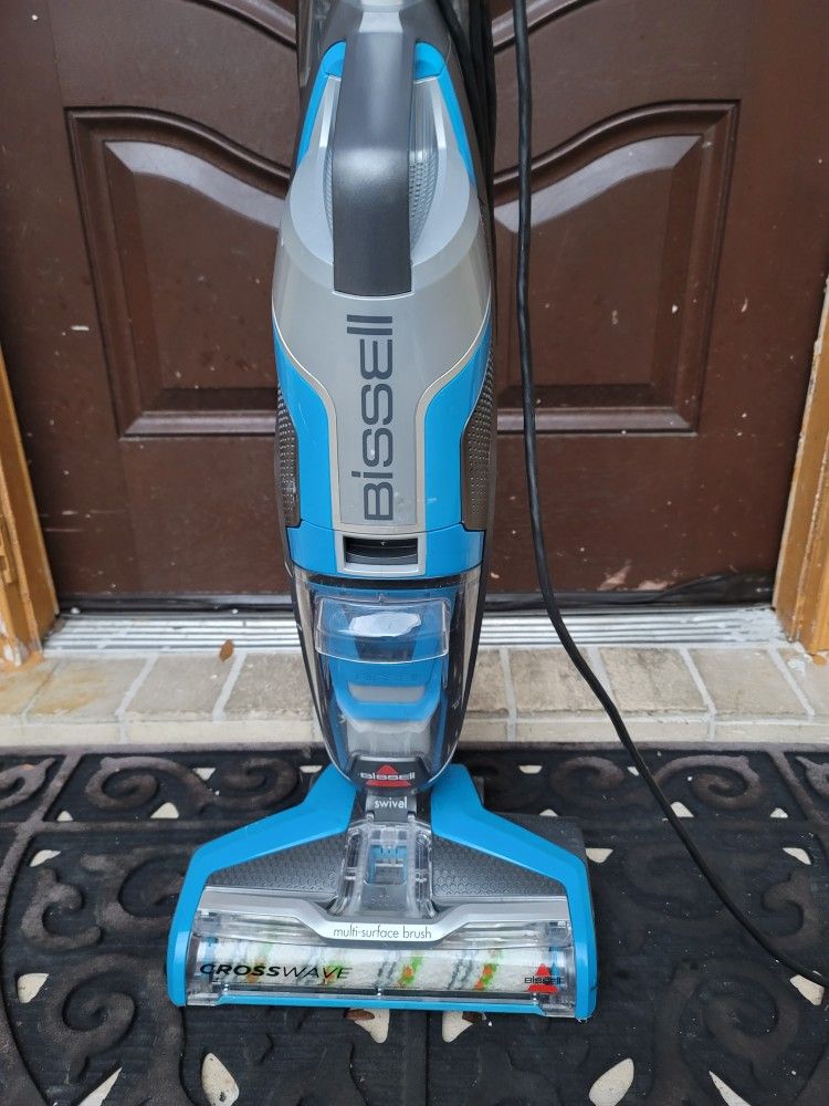 Bissell crosswave carpet tile wood shampooer mop. work