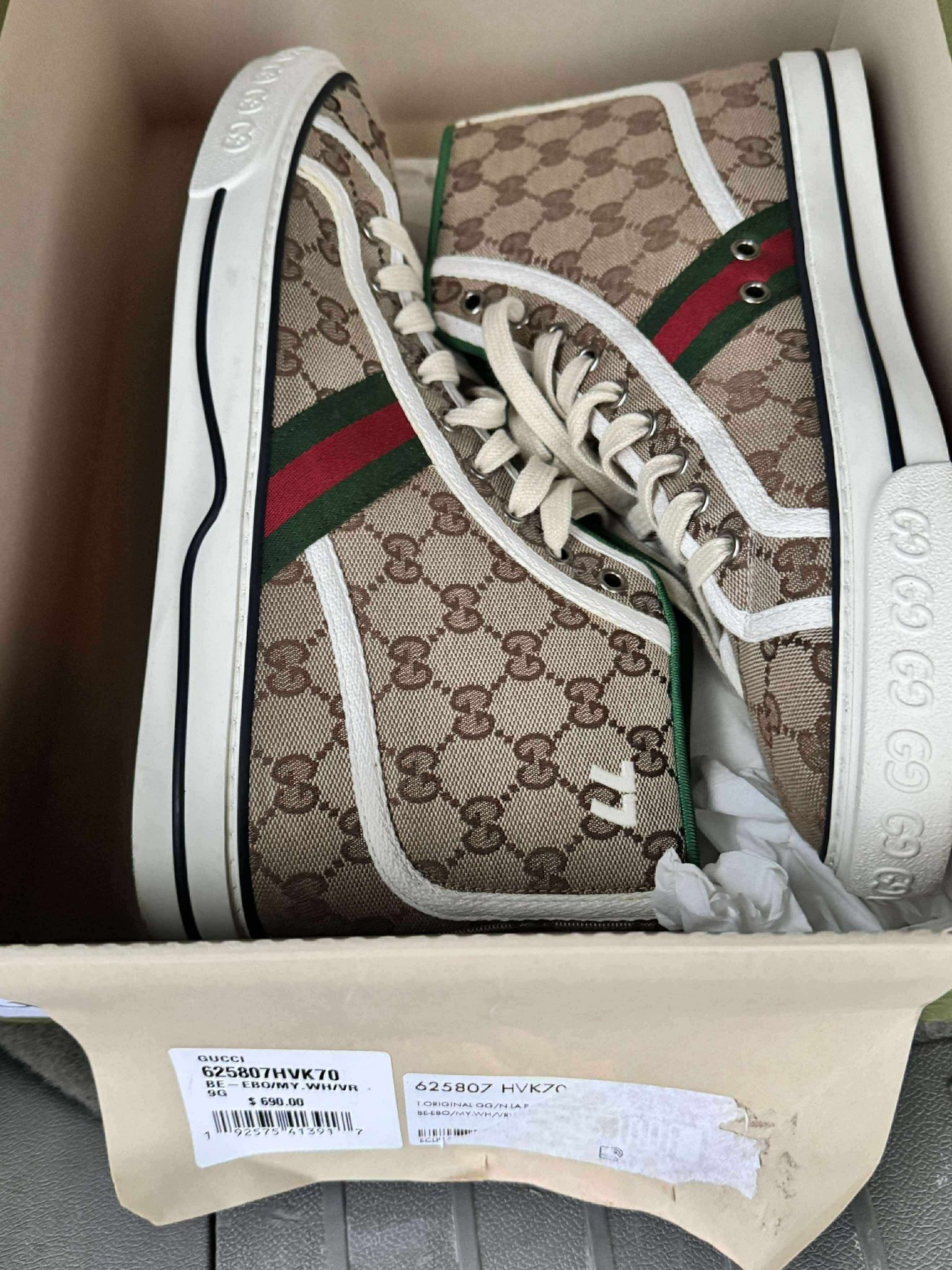Gucci Canvas Sneakers 11.5 $375
