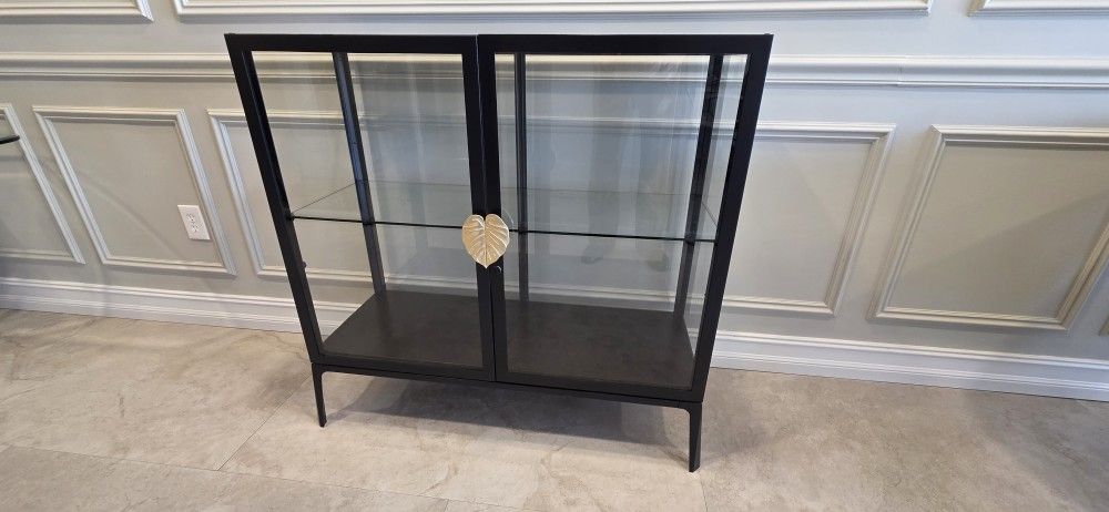Glass And Metal Cabinet