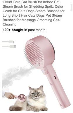 Electric Steam Pet Hair Brush, New