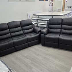 Reclining Set ( Sofa And Loveseat) 