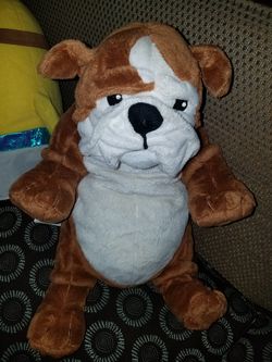 Stuffed animal bull dog