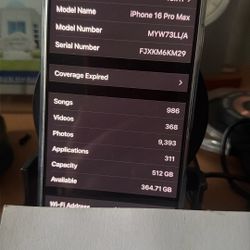 iPhone 16Pro max 512gb