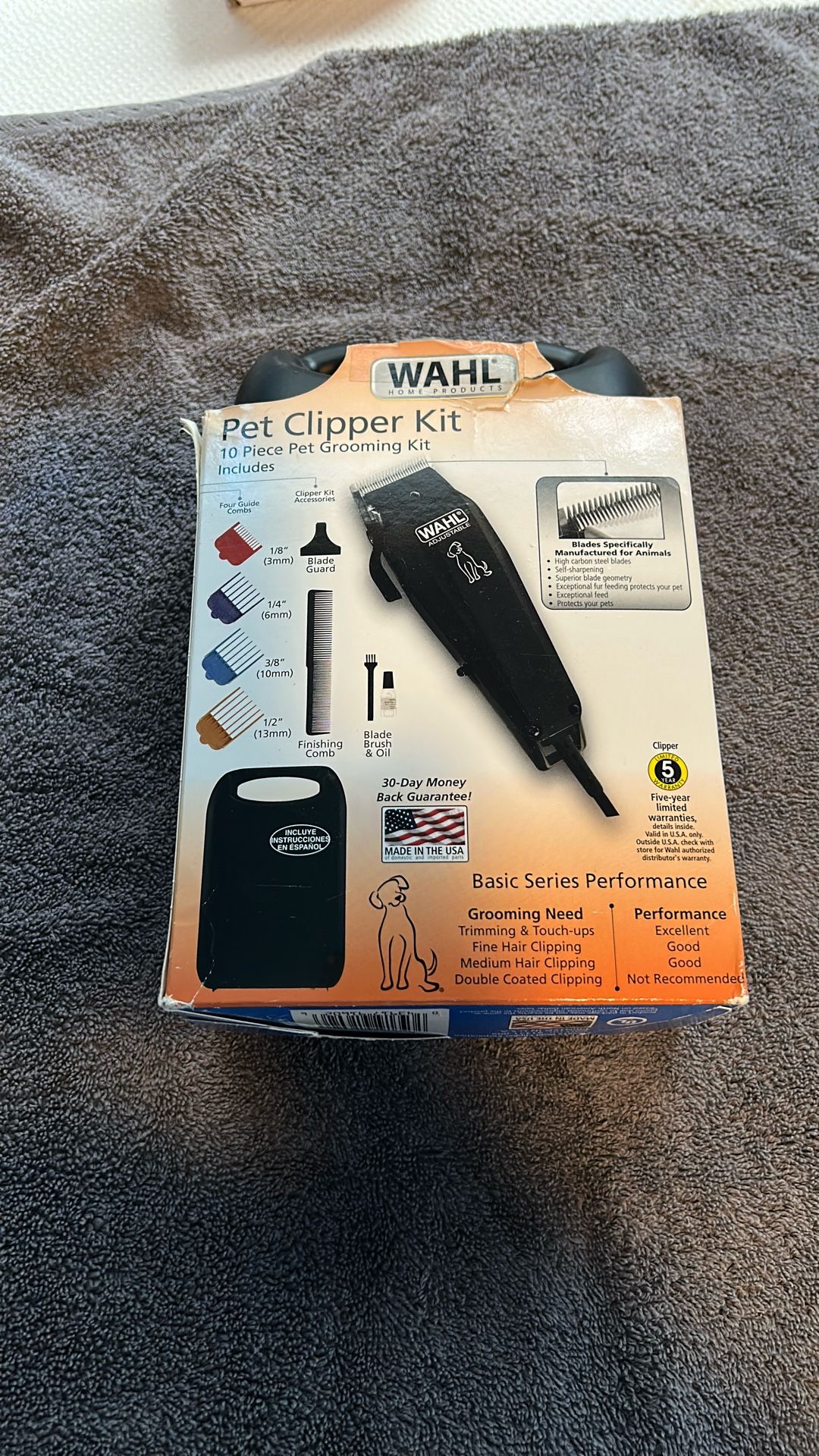 Wall Pet Clipper Kit