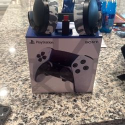PlayStation Controller And Wireless Headset