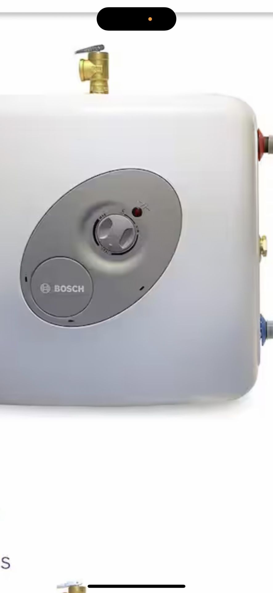 Bosch 7 Gal. Electric Point-of-Use Water Heater