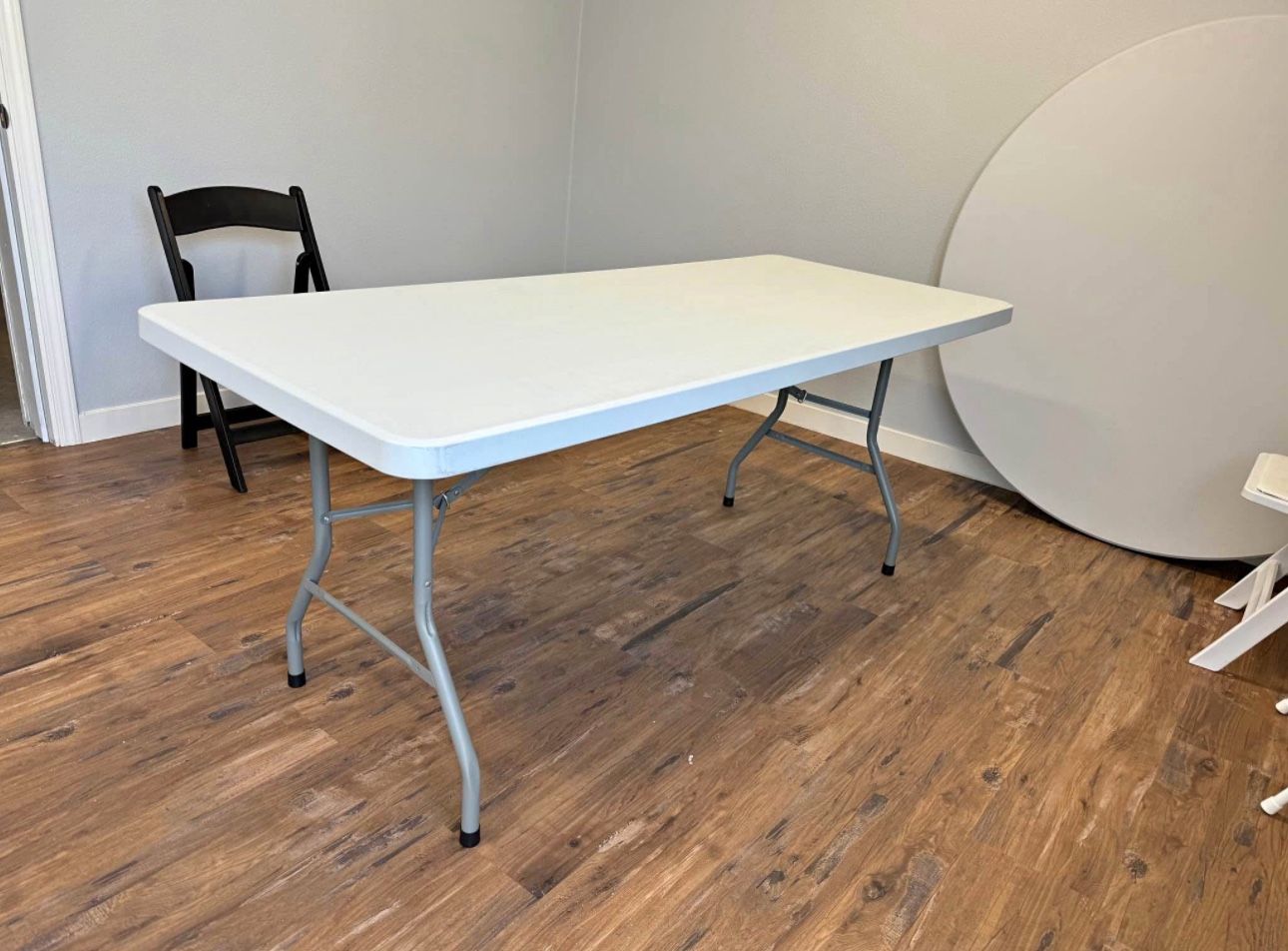 White Plastic Tables