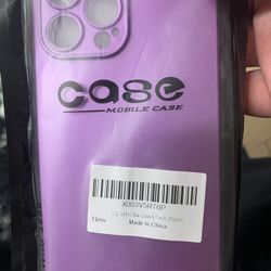 NEW IN PACKAGE IPHONE13promax PURPLE CASE