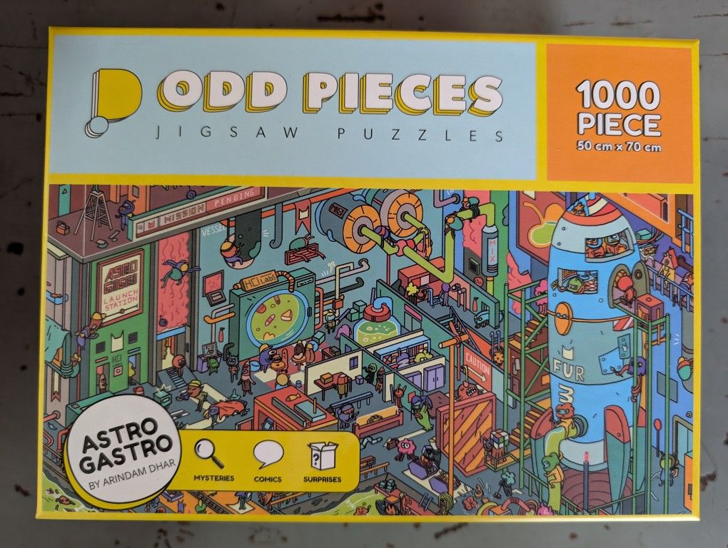 Odd Pieces Astro Pub Hobby Jigsaw Puzzle 1000 Pieces