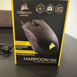 Corsair Harpoon RGB Wired Gaming Mouse - Like New, w/ Box