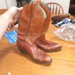 Vintage Made In USA Fry cowboy Boots 