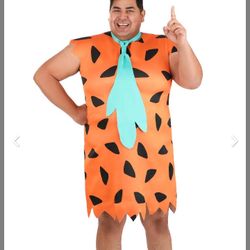 Fred Flintstone Mens Plus Size 5x Costume 