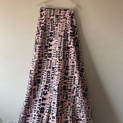 Prime Source Accessories, Womens Pink & Black Bitch Blanket, Size 50x65