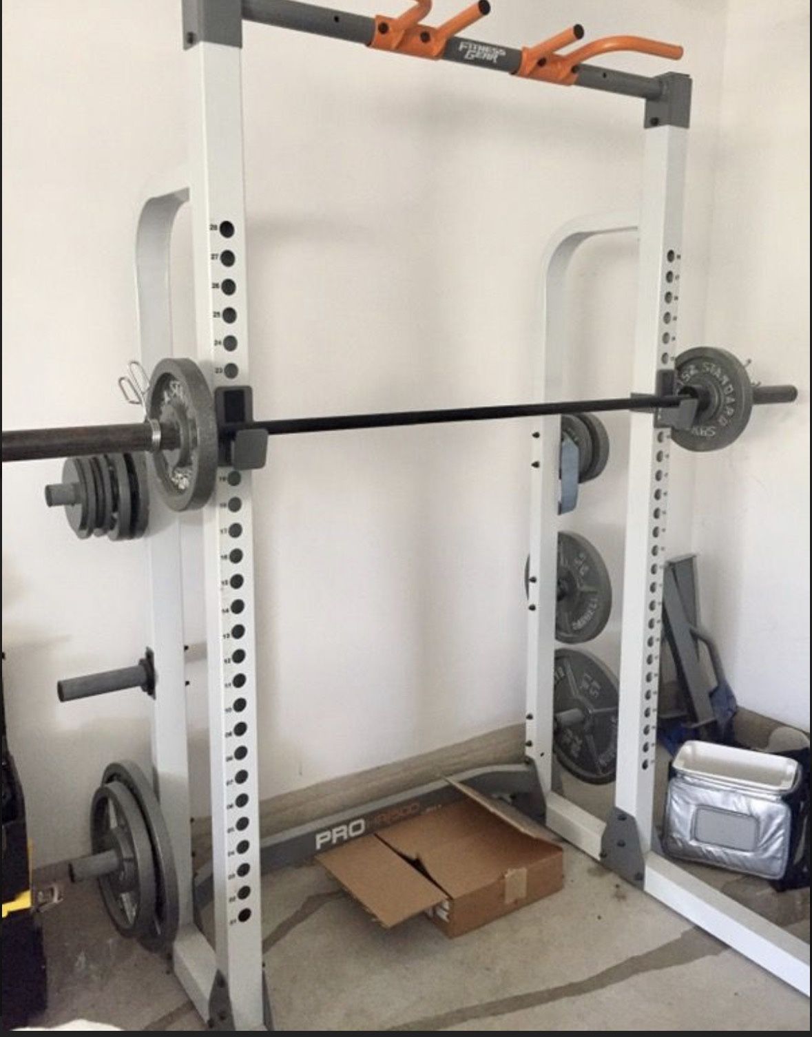 squat And Pull Up Fitness Gear Pro Half Rack