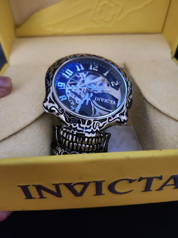 Invicta Skull Automatic Watch