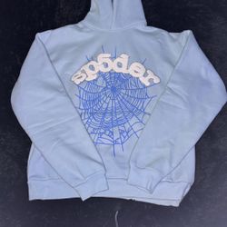 Sp5der Sly Blue Hoodie