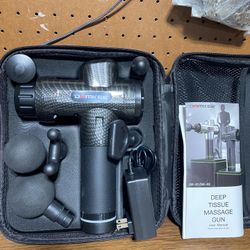 💪 Brand New DamKee Deep Tissue Massage Gun – Full Kit with Case 🔋 