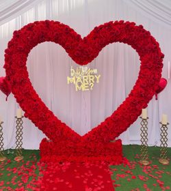 Heart And Marry Me Sign