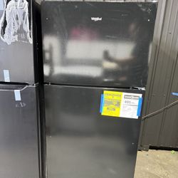 Brand New Whirlpool 18.2 cu. ft. Top Freezer Refrigerator in Black