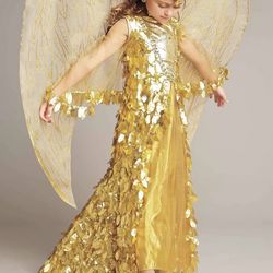 Golden Phoenix Halloween costume Girls Sz 8 - complete set - chasing fireflies